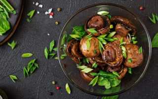 Сколько жарить маринованные шампиньоны для вкуса