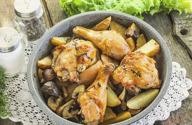 Как вкусно приготовить картошку с грибами шампиньонами