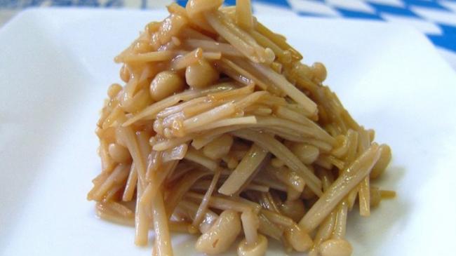 Грибы эноки на гриле с маслом и соевым соусом - Рецепт