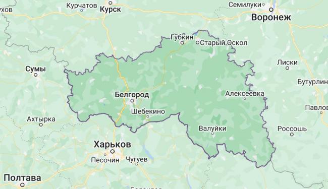 Карта Белгородской области