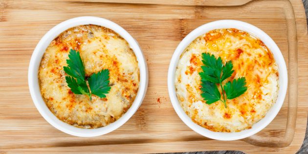 Как приготовить жюльен с языком и грибами