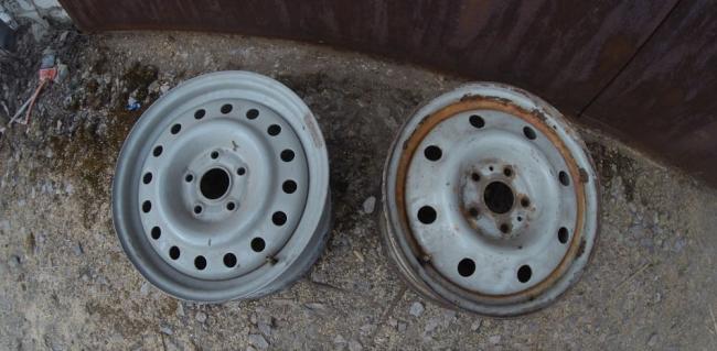 Два автомобильных диска для изготовления мангала Два диска автомобиля