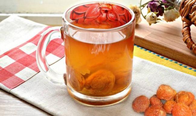 Компот из сушёного урюка Компот из урюка