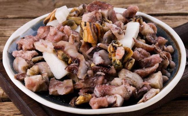 Замороженные морепродукты для начинки Морепродукты для шаурмы из блинов