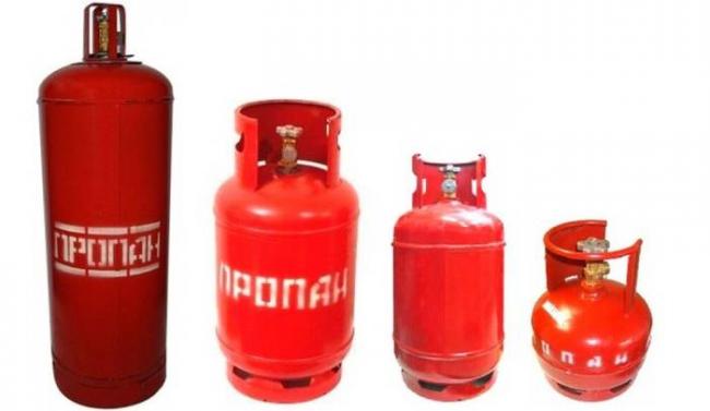 Виды пропановых газовых баллонов Пропановые газовые баллоны