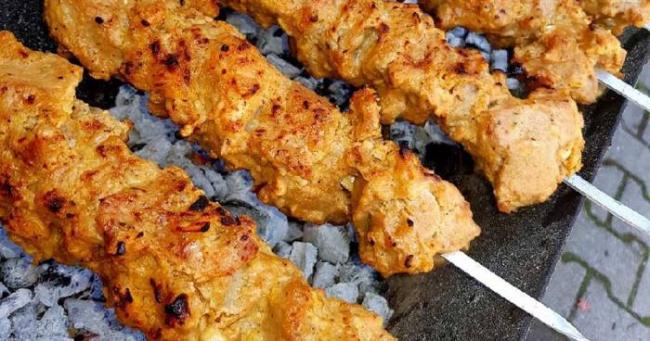 Шашлык с хрустящей хлебной корочкой Шашлык с корочкой