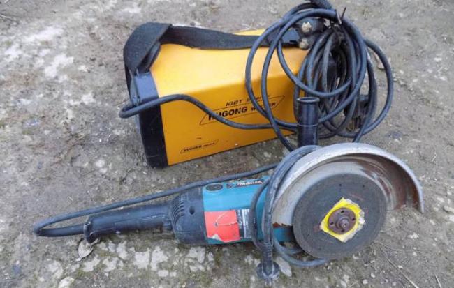 Инструменты для изготовления мангала Сварка и болгарка