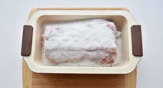 Сухой посол свинины Свинина под солью
