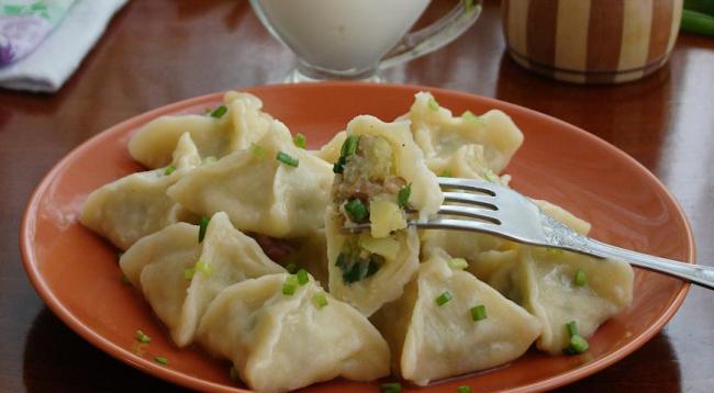 Вареники с картофелем и грибами, пошаговый рецепт с фотографиями