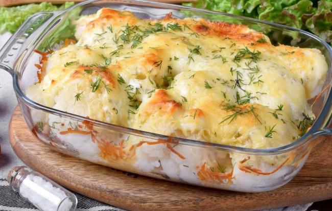 Грибной жульен из шампиньонов со сливками