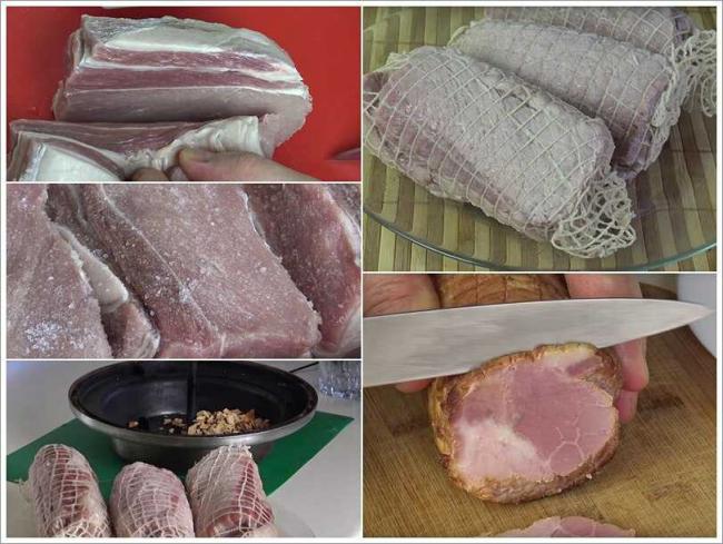 Приготовление буженины варено-копченой Буженина варено-копченая