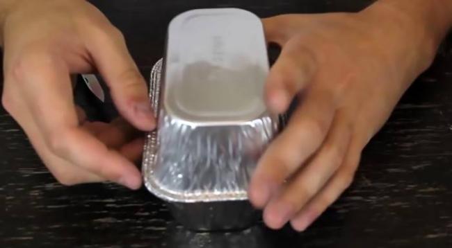 Две фольгированные формы для изготовления одноразового мангала Две фольгированные формы