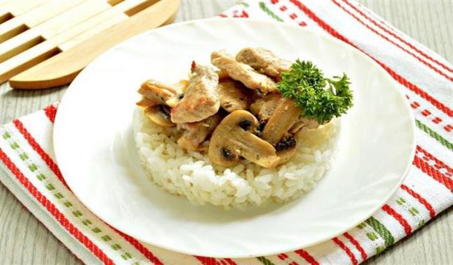 Как приготовить мясо с грибами на сковороде