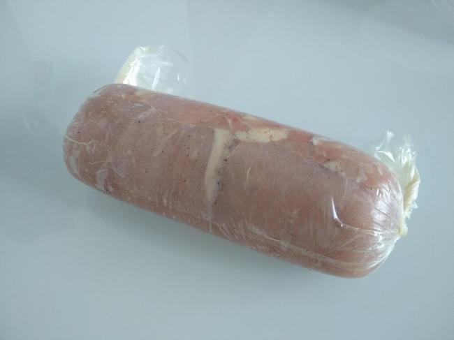 Заготовка куриной ветчины Филе курицы в рукаве для запекания
