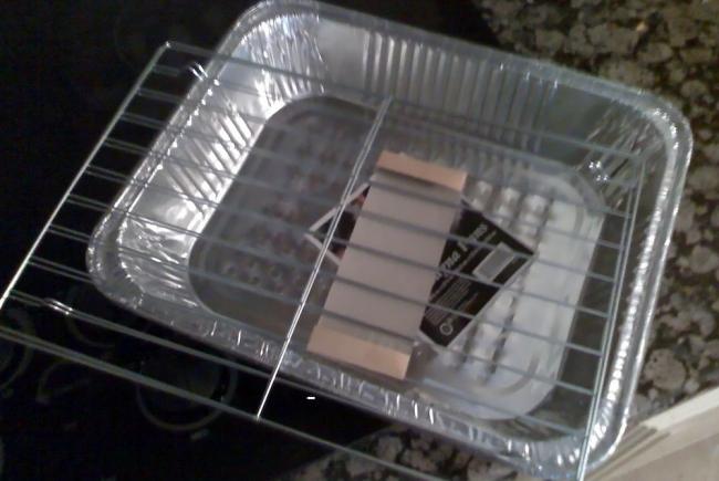 Материалы для изготовления одноразового барбекю Форма и сетка