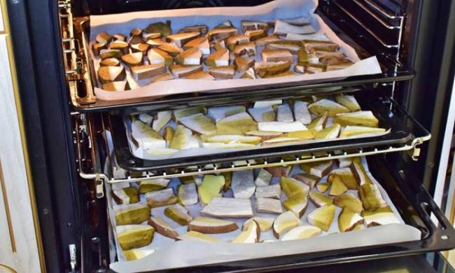 Сушка грибов в духовке Грибы в духовке