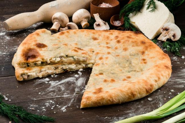 Осетинский пирог с грибами и сыром - пироги с доставкой по Минску