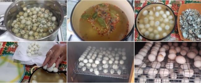 Копчение перепелиных яиц холодным методом  Холодное копчение перепелиных яиц