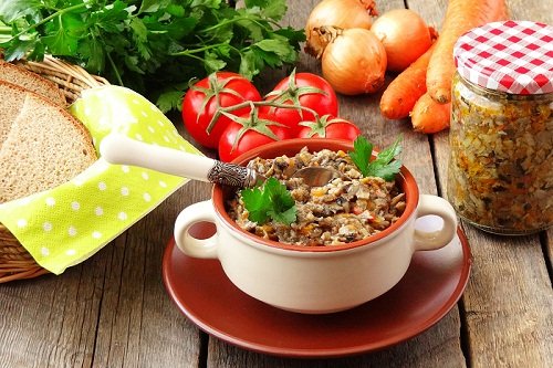 Рецепт грибной икры