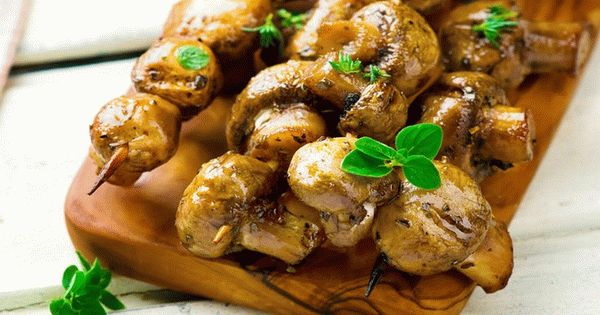 Как замариновать грибы для духовки. Рецепт