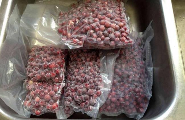 Хранение вяленой клюквы в вакуумных пакетах в морозильной камере Клюква в вакууме