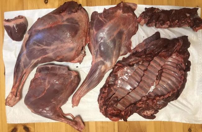 Разделка тушки косули Косуля для вяления
