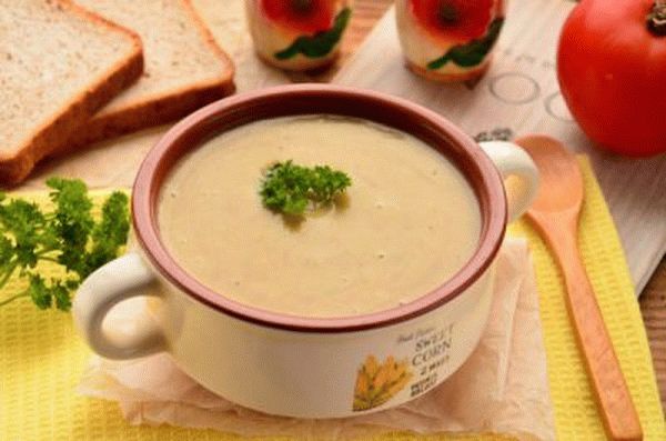 Сливочный грибной суп с сушеными грибами