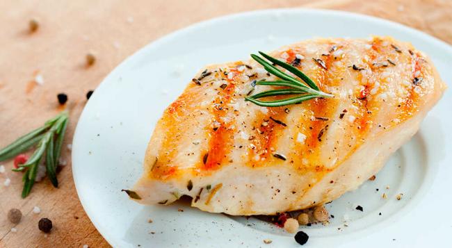 Готовая куриная грудка на электрогриле Куриная грудка приготовленная на гриле
