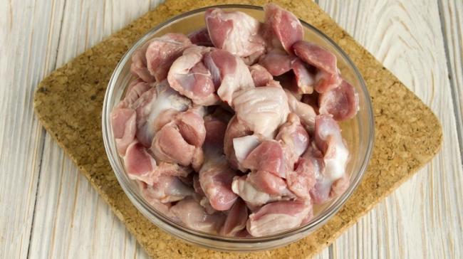 Куриные желудки для горохового супа Куриные желудки для супа