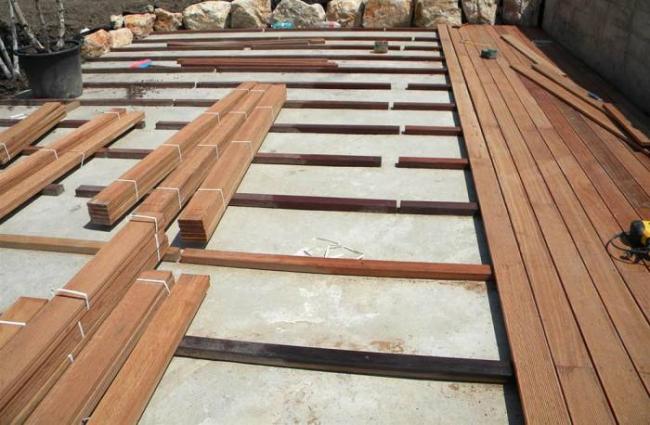 Укладка пола в летней кухне Летняя кухня и пол