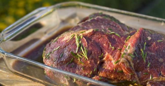 Маринование мяса лося Лосятина в маринаде