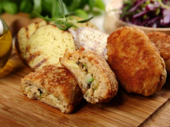 Буковые котлеты с сыром