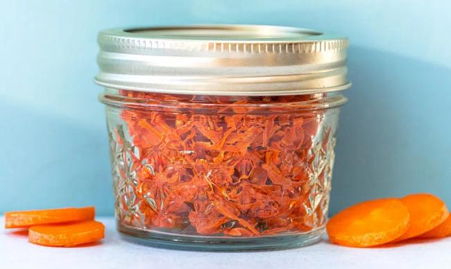 Хранение вяленой моркови в стеклянной банке Морковь в банке
