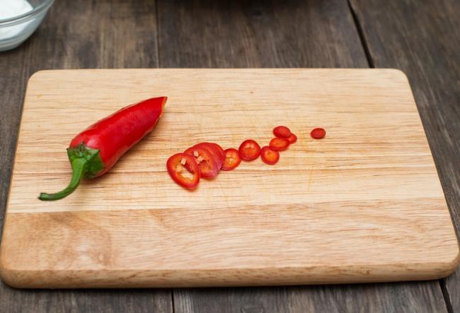 Колечки жгучего перца Нарезанный перец чили