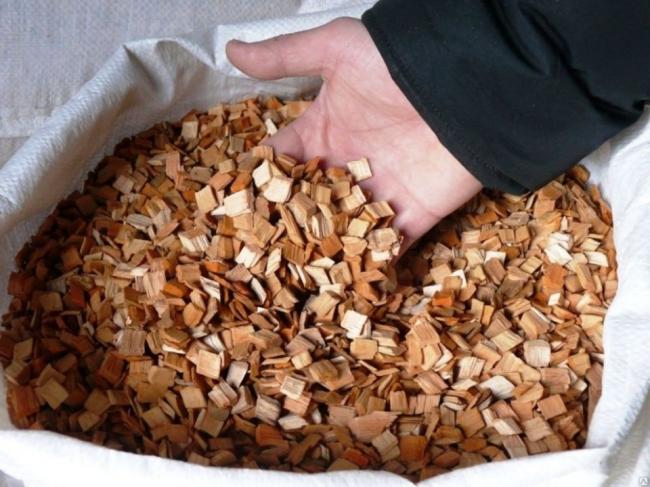 Ольховая щепа для копчения нутрии Ольховая щепа для нутрии