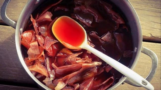 Приготовление отвара из луковой шелухи Отвар из луковой шелухи