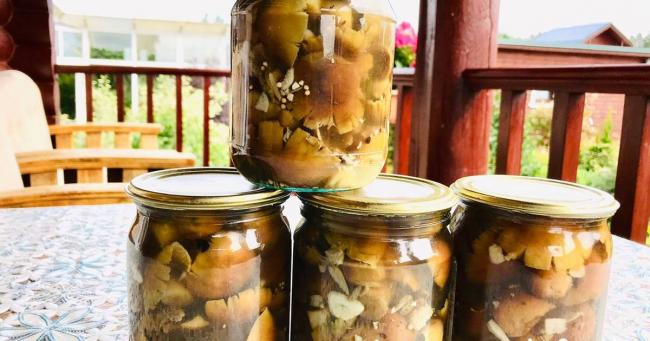 Маринованные грибы - пошаговый рецепт с фото. Автор рецепта Ирина Сенина. - Кухонная плита