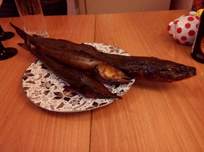 Закопченный налим Копченый налим