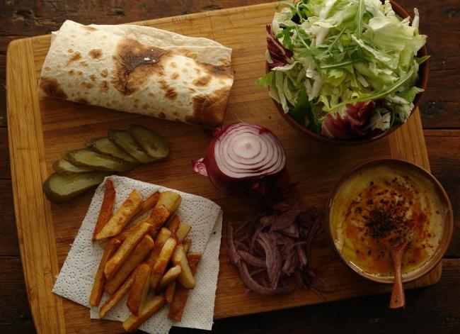 Ингредиенты для шаурмы без мяса Продукты для постной шаурмы