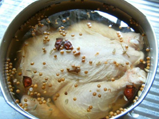 Замачивание курицы в рассоле  Рассол для курицы
