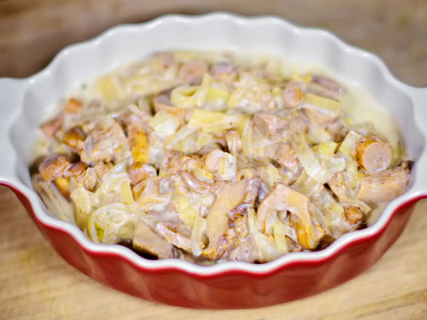 Лисички в сливках - пошаговый рецепт | Lean Cook