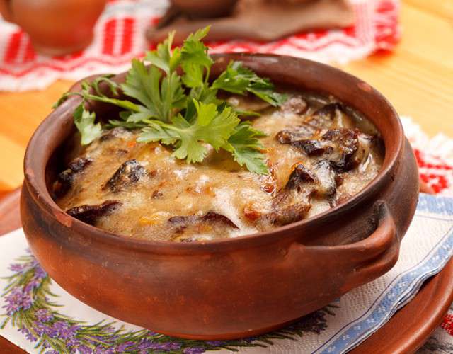 Ароматная курица с грибами в крокпоте, подробное приготовление с фотографиями