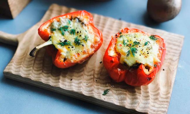 Перец с курицей и сыром С курицей и сыром