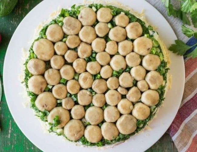 Салат Грибное лукошко