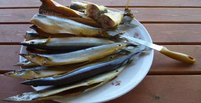 Как выглядит сайра холодного копчения Сайра холодного копчения