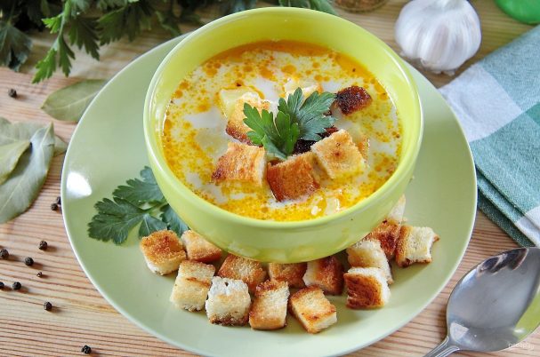 Суп с курицей, рисом и плавленым сыром - пошаговый рецепт с фото на Povar.ru