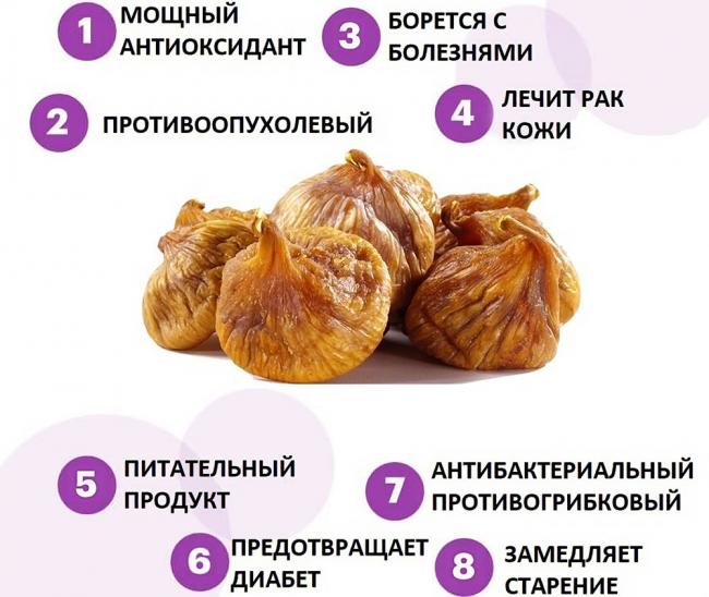 Полезные свойства вяленого инжира Сушёный инжир и польза
