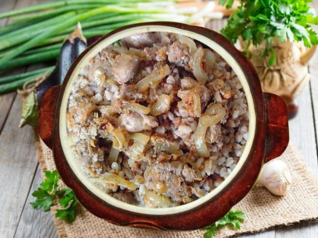Как приготовить гречневую кашу с мясом и грибами