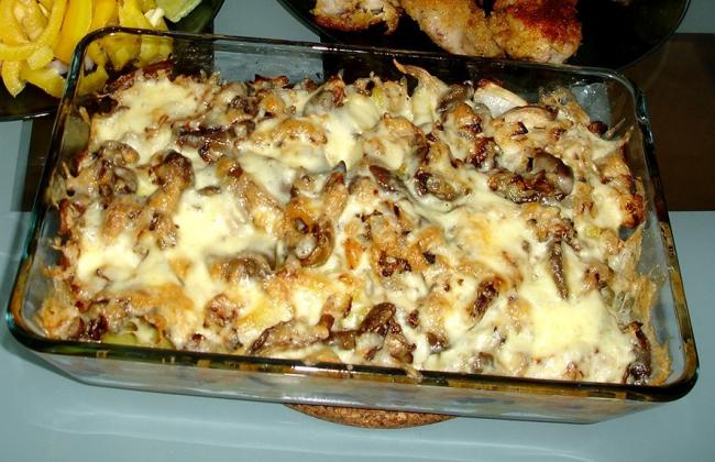 Как приготовить картошку с мясом и грибами в духовке