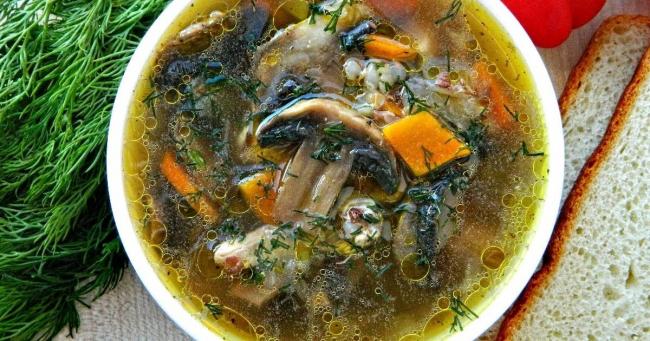Как приготовить грибной суп с мясом и картошкой